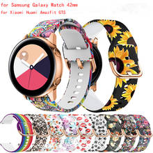 20mm Silicone Watch band strap For Samsung Galaxy watch 20 mm Watch Wrist Band sport Bracelet For Xiaomi Huami Amazfit Bip Youth 2024 - buy cheap