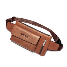 Genuine Leather Waist Packs Fanny Pack Belt Bag Phone Pouch Bags Travel Waist Pack Male Small Waist Bag Leather Pouch banane sac 2024 - buy cheap