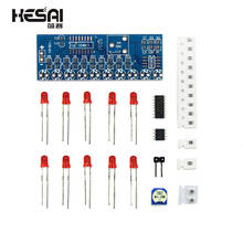 Ne555 + cd4017 luz de fluxo água módulo led para kit diy escola educação laboratório 2024 - compre barato