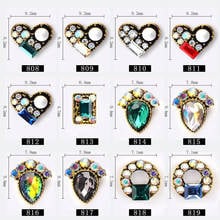 Hot 10 pcs Charm Alloy Pearl Diamonds 3D Nail Art Decorations Shiny Crystal Jewelry Flatback Designs Manicure DIY Accessory 2024 - buy cheap