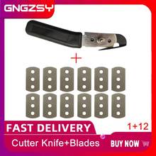 12pcs Blades Vinyl Cutter Car Wrap Carbon Fiber Film Sticker Cutting Tool Decal Paperback Slitter Cloth Utility Knife E34+12M 2024 - buy cheap