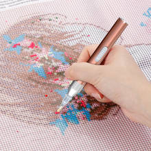 USB Rechargeable Lighting Point Drill Pen with 5 Heads DIY 5D Diamond Painting Tool Diamond Painting Drawing Accessories 2024 - buy cheap