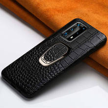 Оригинальный кожаный чехол для телефона для huawei P40 Pro P40 Lite P30 P20 P10 mate 20 кронштейн Магнитный чехол для Honor 20 Pro 10 8X 2024 - купить недорого