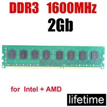 2G 1600MHz memória Ddr3 2Gb Память RAM 1600 PC3-12800/4 gb DIMM 1,5 V 240PIN 16 G 8Gb 8/решить компьютер медленно 2024 - купить недорого