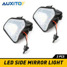 AUXITO 2PCS Under Side Mirror LED Light No Error Led Bulb Car Lamp For Volkswagen VW Passat EOS CC Santana MK3 Jetta MK6 2024 - buy cheap