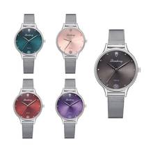 Women's Red Dial Bracelet Quartz Watch Fashion Creative High-end Diamond Scale Watch Mesh Band Ladies Gift Watch reloj mujer 2024 - buy cheap