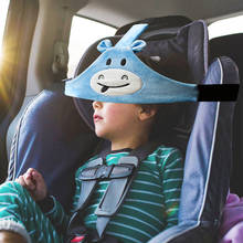 Cute Baby Car Seat Sleep Nap Aid Head Band Travel Safe Belt Pad Auto Belts Fixing Band Adjustable Support Kid Head Strap Pillow 2024 - buy cheap