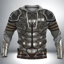 Irish Armor Knight Warrior Chainmail Men Hoodies 3D All Over Printed Jacket Men/women New Fashion Tracksuit Casual Streetwear-88 2024 - buy cheap