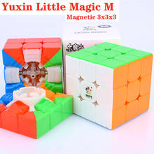 YuXin-cubo mágico magnético pequeño M 3x3x3, cubos de velocidad, rompecabezas de imán, cubo mágico 2024 - compra barato