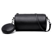 Fashion Designer Real Cow Leather Lady's Circular Messenger Bags Soft Genuine Leather Functional Shoulder Bag Women Handbags New 2024 - buy cheap