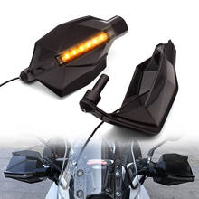 Protector de manos para motocicleta, a prueba de viento, cepillo + lámpara de señal, para Moto guzi BREVA 750 1100 GRISO MGX21 GT8V nange 1200 2024 - compra barato