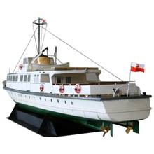DIY Paper Model 1:100 Polish Coast Ferry Ship Assemble Hand Work 3D Puzzle Game Kids Toy 2024 - buy cheap