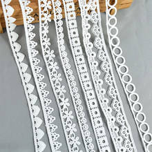 10 Yard White Hollow Out Milk Shreds Lace Trim Sewing Applique DIY Ribbon Handmade Craft Materials Garment Clothes Accessories 2024 - buy cheap