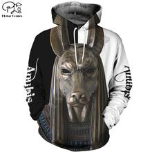 PLstar Cosmos Horus Egyptian God Egyptian Symbol Pharaoh Anubis Tracksuit 3DPrint Zipper/Hoodies/Sweatshirt/Jacket/Men/Women s-4 2024 - buy cheap