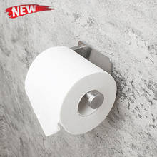 Portarrollos de baño para el hogar, soporte de papel higiénico autoadhesivo para pegar en la pared, bastidores de papel higiénico de acero inoxidable 2024 - compra barato