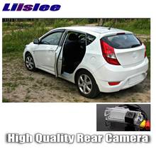 Liislee invertendo câmera de imagem para hyundai solaris fluídic verna grande avega 2010 ~ 2018 visão noturna dedicada traseira cam 2024 - compre barato