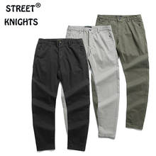 2021 New Men's Business Casual Pants Youth Spring and Summer Simple Fashion Full of Elasticity Cotton Trousers Casual Pants Men 2024 - buy cheap