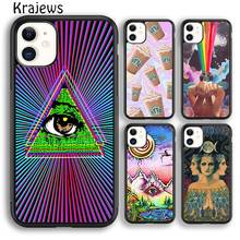 All Seeing Eye Trippy Illumination Phone Case For iPhone 14 5s 6s 7 8 plus X XS XR 11 12 13 pro max Samsung S21 S22 ultra 2024 - buy cheap