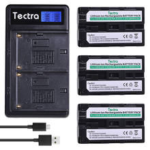 7.2V Bateria Recarregável de 2600mAh NP NP-F570 NP-F550 F570 F550 LCD + Dual Carregador para sony NP-F330 NP-F530 NP-F570 NP-F730 NP-F750 2024 - compre barato