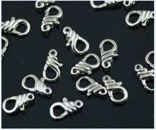 OMH wholesale 11MM 100pcs/Lot metal Nickel plating color thread CLASPS HOOKS Lobster clasp DY87 2024 - buy cheap