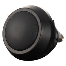Interruptor eléctrico de botón negro, aleación con terminal de tornillo, zn-al, 12mm, 100 unidades 2024 - compra barato