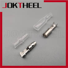 100set 3.5mm male female docking terminal Pluggable connector sheath plug spring connector with Cold press quick Bullet terminal 2024 - buy cheap
