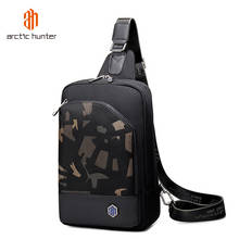 ARCTIC HUNTER Men's Chest Bag Casual Large Capacity Man Crossbody Bags Business Male Bag Pocket Travel Single Pack for Phone 2024 - buy cheap