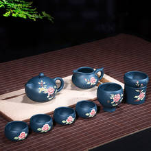 Yixing conjunto de chá roxo filtro de argila, bule xishi, chaleira de beleza, minério de erva, artesanal, tecido, personalizado, autêntico 200ml 2024 - compre barato