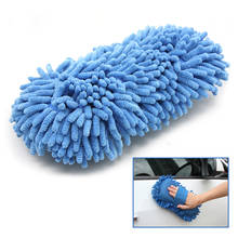 Newest Car Wash Glove Ultrafine Fiber Chenille Microfiber Auto Drying Mitt Home Cleaning Window Washing Car Care Detailing Tool 2024 - buy cheap