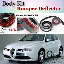 Дефлектор губ для бампера Alfa Romeo 147 / GTA AR, передний спойлер, юбка для TOPGEAR Friends, тюнинг автомобиля/комплект кузова/полоса 2024 - купить недорого