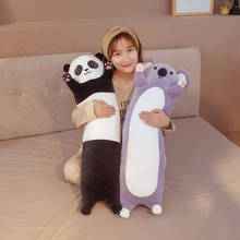 70-130CM Cute Long Giant Panda Plush Toy Cylidrical Animal Bolster Pillow Koala Stuffed Plushie Children Sleeping Friend 2024 - buy cheap