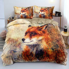 3D Beddings Duvet Covers Camel Pillow Cottom Sets Quilt Cover Full King Queen Double Full Twin Size Animal Fox Custom Bed Linens 2024 - buy cheap