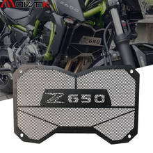 Newest Black For Kawasaki Z650 2017-2020 Radiator Grille Guard Cover Protector Motorcycle Parts 2024 - buy cheap