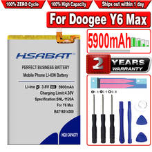 HSABAT BAT16514300 5900mAh Battery for Doogee Y6Max Y6 Max 2024 - buy cheap