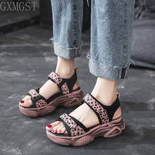 2021 Fashion Summer Polka Dot Platform Sandals Women Summer Casual Wedges Heels Shoes Woman Thick Bottom Sport Sandalias Mujer 2024 - buy cheap