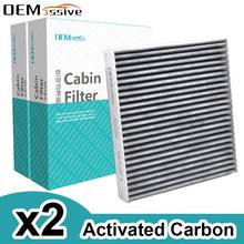 2 filtros de ar para cabine de automóveis, com filtro de pólen para nissan, maxima, teana, x-trail, infiniti, q45, fx45, g35 2024 - compre barato