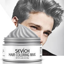 Sevich cera de tintura de cabelo temporária, 120g, creme para coloração diária de cabelos, uma vez, 8 cores, salão de beleza 2024 - compre barato