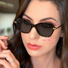 MINCL/ 2020 New Women Bifocal sunGlasses Frame female anti-fatigue gray cat driving Multifocal Reading Glasses Sunglasses NX 2024 - buy cheap