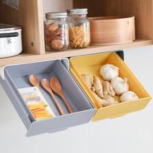 Self-Adhesive Storage Drawer Punch-free Under Desk Storage Box Hanging Organizer School Stationery Case Pencil Tray Holder 2024 - buy cheap