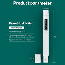 Universal Vehicle Auto Car Brake Fluid Tester Oil Quality Testing Check Diagnostic Tools, Five LED indicators 2024 - buy cheap
