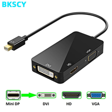 BKSCY-Mini DP macho a HDMI, adaptador VGA hembra DVI, Cable convertidor de puerto de pantalla para MacBook Air pro, Cable Mini Dp 2024 - compra barato