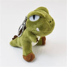 LLavero de dinosaurio con Clip colgante, juguete de peluche de 7CM y 12CM, muñeco de peluche de regalo de calidad 2024 - compra barato