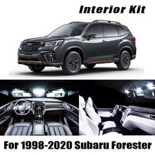 9X безошибочный белый светодиодный светильник посылка для салона автомобиля набор для 1998-2017 2018 2019 2020 Subaru Forester светодиодный светильник для интерьера s 2024 - купить недорого
