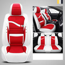 Front + Rear Flax Car seat covers For skoda karoq fabia 2 superb 3 yeti octavia tour kodiaq accessories 2024 - buy cheap