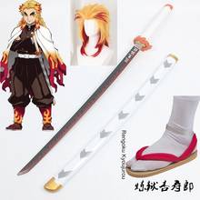 Rengoku Kyo Anime Cosplay Rengoku Kyoujurou Sword Shoes Men Costume Cos Costumes HHalloween Carnival COS 2024 - buy cheap