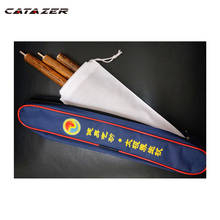 Catazer High Quality Gold Sandal Wood Tai Chi Sticks China Martial Arts Products Taiji Yang Sheng Zhang 3 Sections 2024 - buy cheap