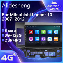 For Mitsubishi Lancer 2008 - 2013 Android 10.0 DSP Car Radio Navigation multimedia Player GPS IPS screen no car DVD Player 2024 - buy cheap