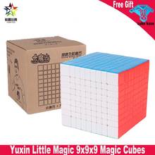 Speed Cube Yuxin Little Magic 9x9 stickerles Magic Cubes Professional Cubo Magico 9x9x9 Educational Toys For Children 2024 - buy cheap