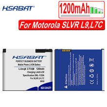 HSABAT-batería BK60 para Motorola SLVR, L9, L7C, W510, A1800, L71, L72, A1600, E8, EM30, V750, i425e, Q700, i290, i296, EX115, EX112, V3, 1200mAh 2024 - compra barato