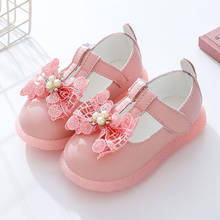 Fashion Children Casual Shoes Flat Shoes Kids Girls Wedding Shoes Princess Leather Soft Shoes Girls Party Shoes Size 23-32 2024 - buy cheap